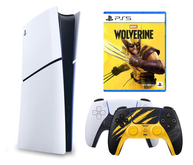 Sony PlayStation 5 Slim + osłona + DualSense Wolverine + gra - 1612241 - zdjęcie